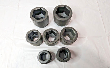 Proto 7 Pcs Impact Socket Set 1" Drive 6PT 1-1/16" to 2-3/16" J76103 INCOMPLETE