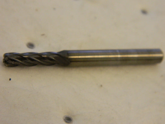 OSG Corner Radius End Mill: 0.1563″ Dia 4fl Carbide 36700911