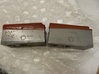 H & R MANUFACTURING 2pc Soft Lathe Chuck Jaw: Serrated 4 OAL HR 82-2.0