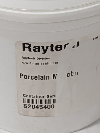 RAYTECH Ball Tumbling Media: Porcelain Carrier, Porcelain Abrasive 5 LB 41-214
