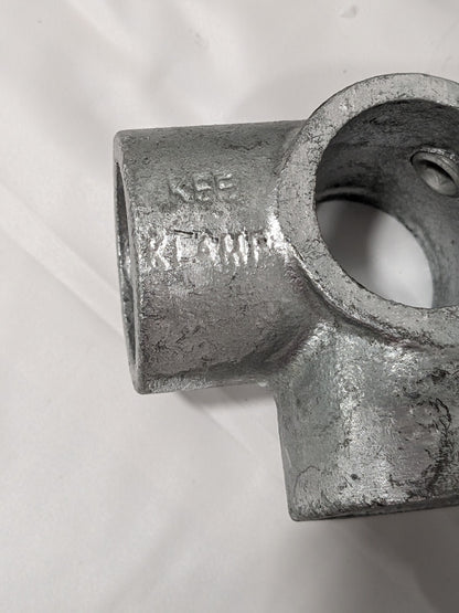 KEE 1" Pipe, Side Outlet Tee, Malleable Iron Tee Pipe Rail Fitting Qty 5 21