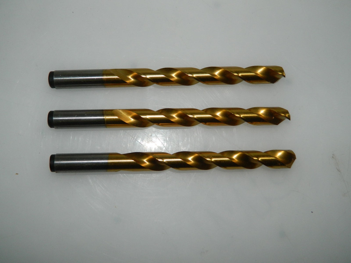 Viking Twist Drill 15/32" Jobber Length TiN Coated HD Cobalt QTY 3 79860