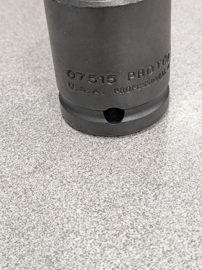 Proto Impact Socket: 3/4" Drive, 15/16" Socket, Hex Drive J07515
