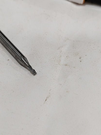HERTEL Square End Mill: 0.0938" Dia, 0.3750" LOC, 4 Flute Qty 5 59928929