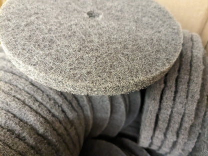 3M Deburring Discs 80pcs: 6" Dia Very Fine Grade Silicon Carbide 7010328733