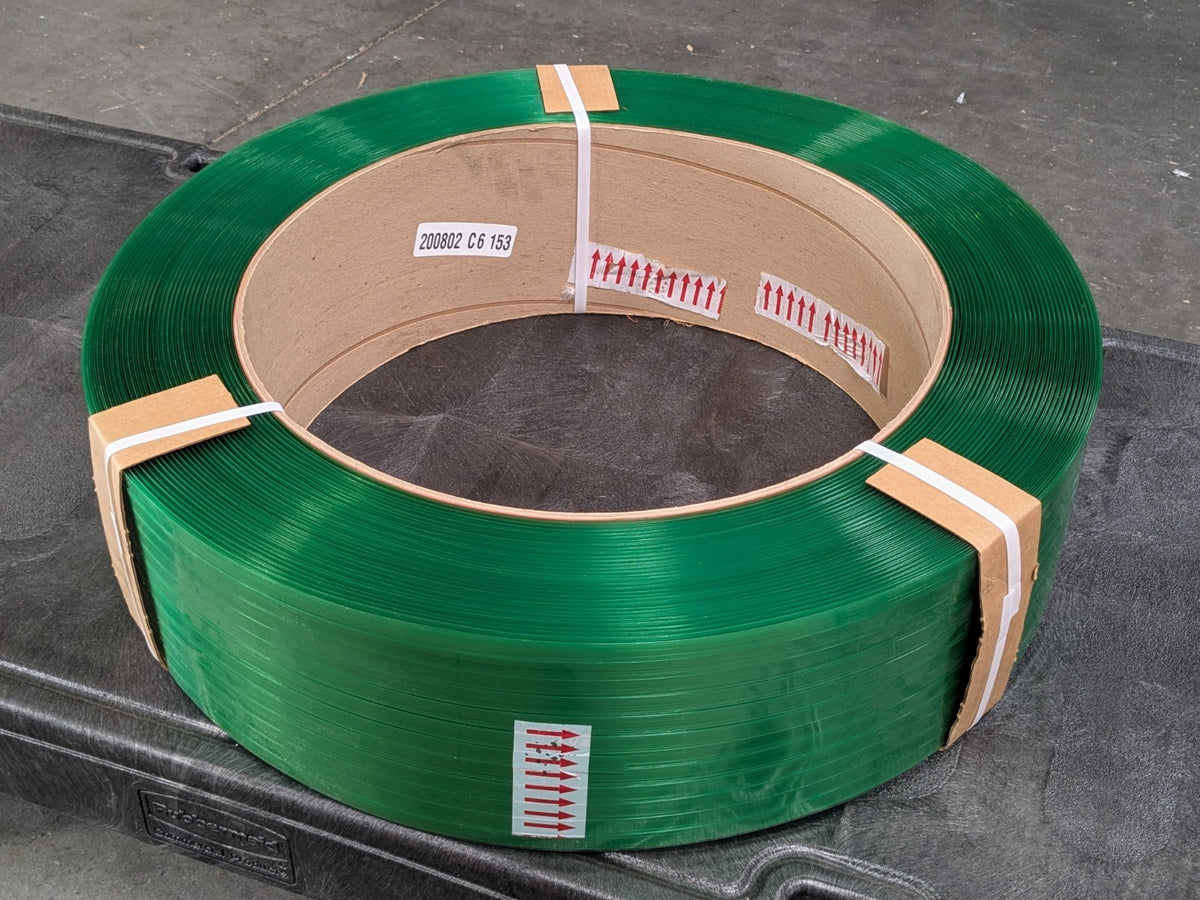 PAC Waxed Polyester Strapping 10,500 Ft. x 1/2 In. x 0.018 In. 4818506T105W
