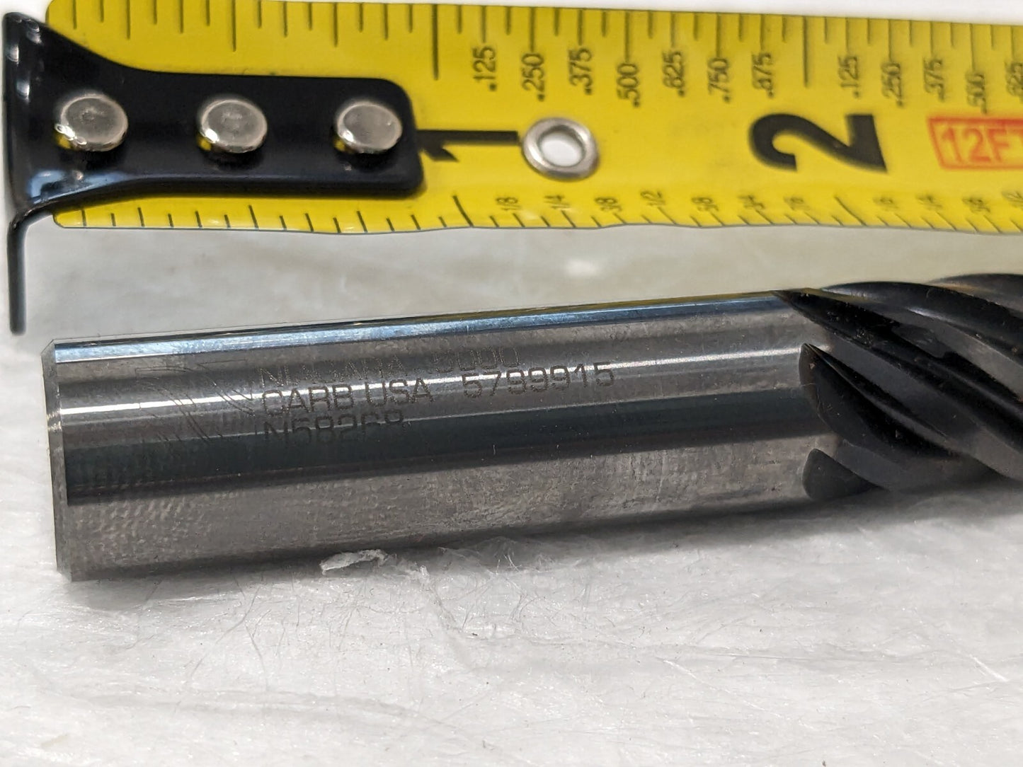 NIAGARA CUTTER Corner Radius End Mill: 1/2" Dia 7 Fl Solid Carbide 17002336