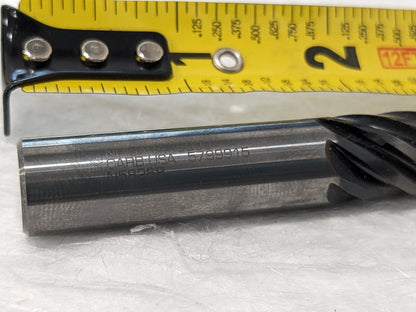 NIAGARA CUTTER Corner Radius End Mill: 1/2" Dia 7 Fl Solid Carbide 17002336
