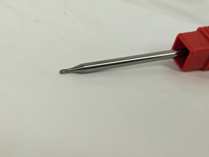 ACCUPRO Ball End Mill 0.055 Dia, 0.082 LOC 3 Fl Solid Carbide 14883953