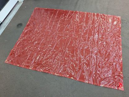 Steiner ArcView Welding Curtain 6 Ft. x 8 Ft. Orange Transparent Vinyl 338-6X8
