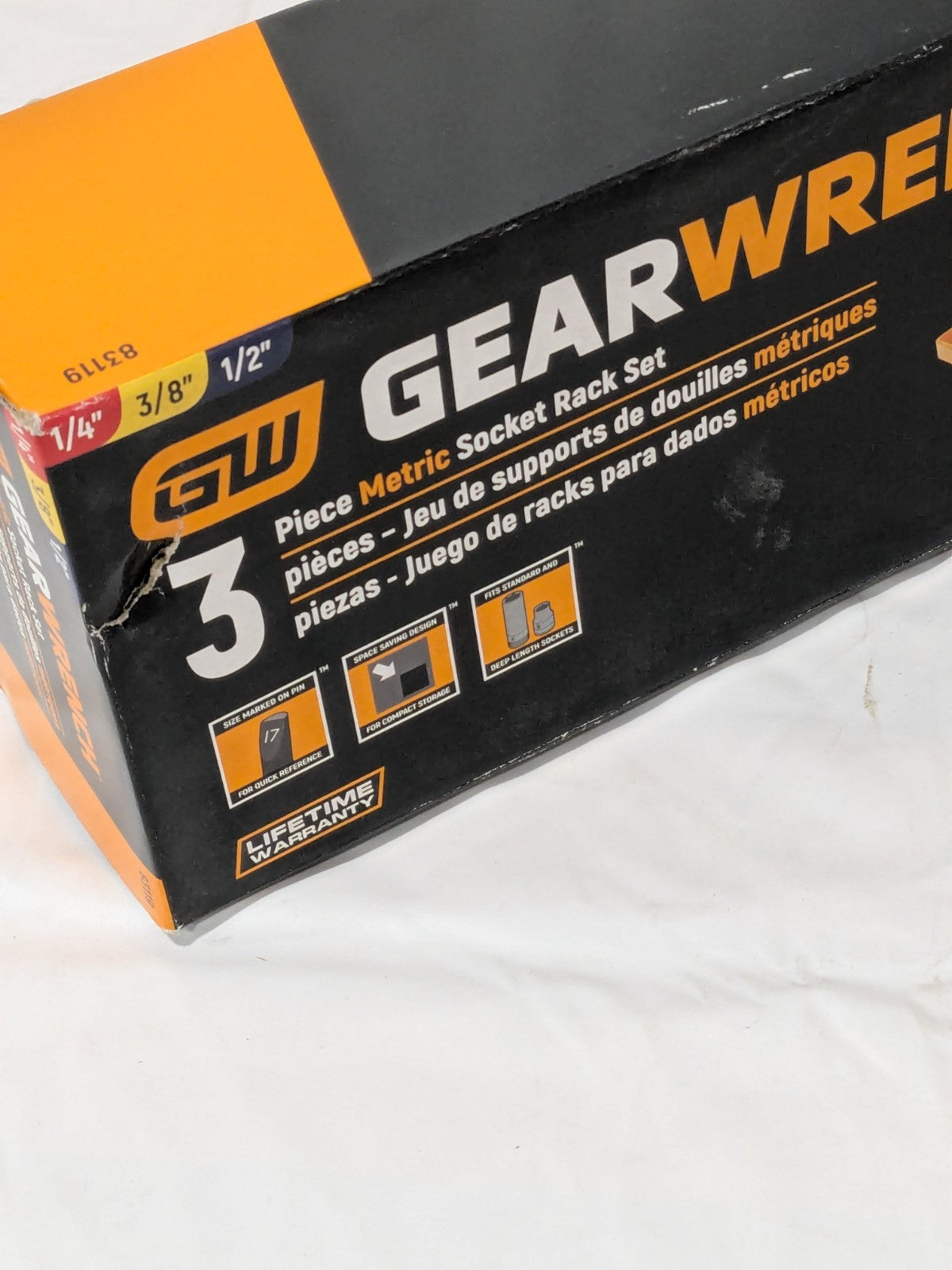 GEARWRENCH 3 Piece Socket Storage: Tray; Drive Size: 1/4", 3/8" & 1/2" 83119