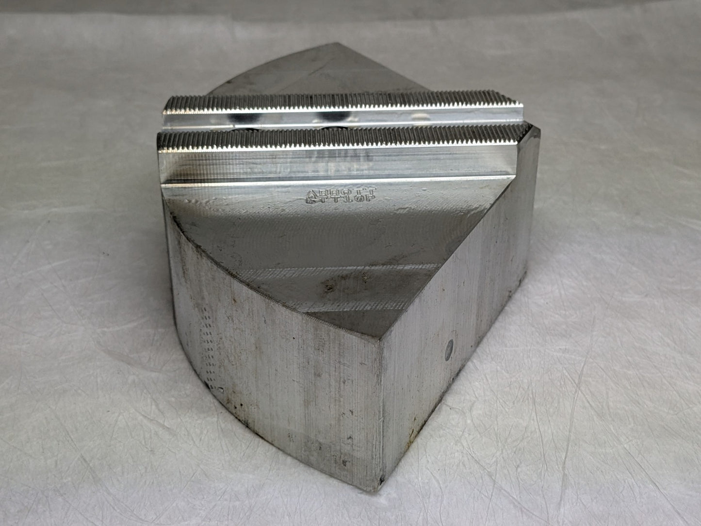 Set of 3 Abbott Aluminum Pie Jaw for 10" Lathe Chucks 1.5mm x 60 Serrated KTT10P