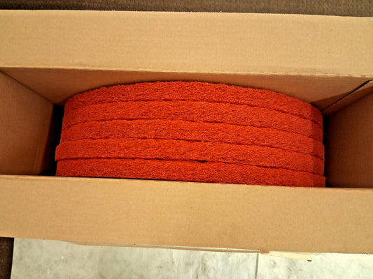 3M Red Buffer Pads 5pk 510mm x 82mm 20" 7000000663