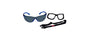 3M 20pk Solus Foam Strap Black/Blue Grey Scotchgard Anti-Fog S1102SGAF-KT