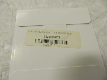 Malco Slitting Slotting Saw 2-3/4" Dia. x 0.018" Blade 72T 5Pk #SS234018172
