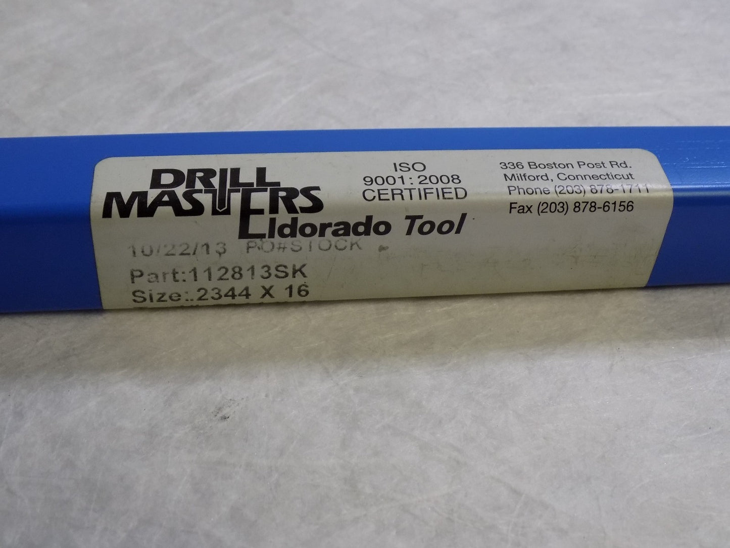 Drill Masters Eldorado Tool 15/64" 115º Carbide-Tip Die Drill Bit 112813SK