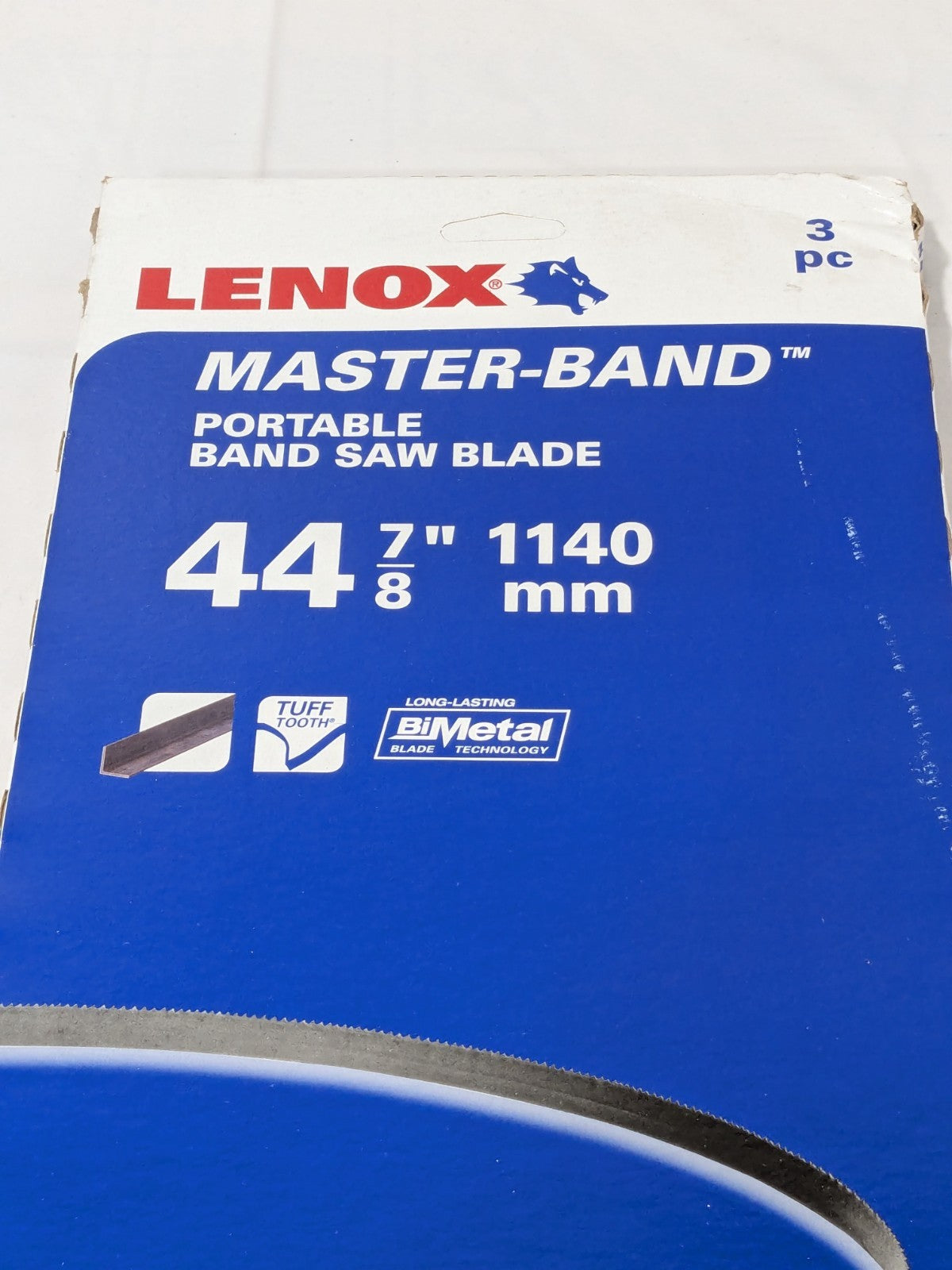 LENOX Portable Bandsaw Blade: 1/2" W, 0.023" Thick, 14-18 TPI 3PK 8011238EW1418