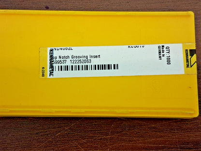 Kennametal Carbide Grooving Insert NRD4062L KC5010 2599537