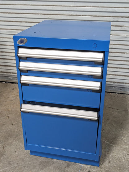 Rousseau Work Bench w/ 4 Drawer Cabinet 60" x 30" Butcher Block Top DAMAGED