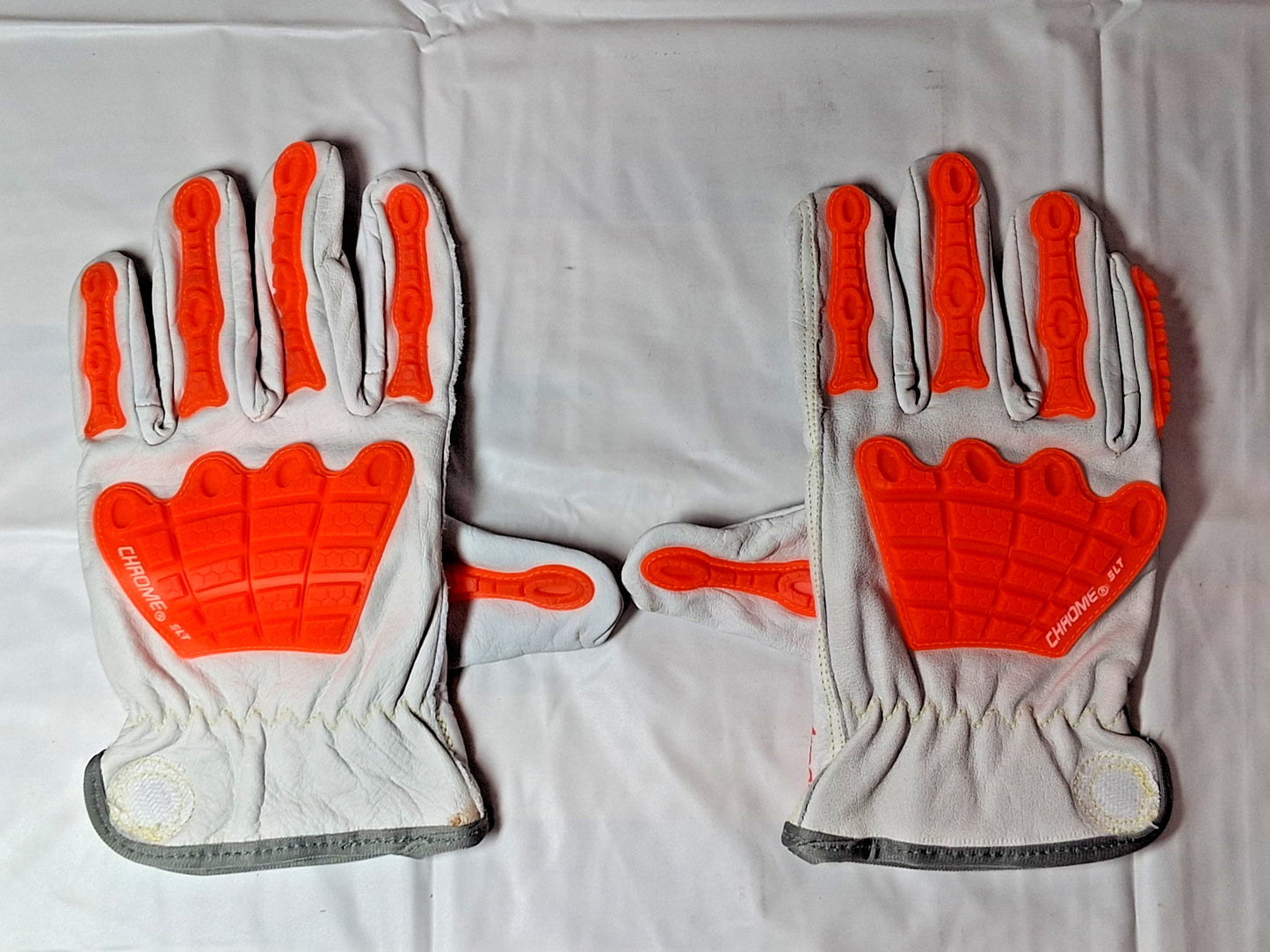 HexArmor Leather Impact Gloves Chrome SLT 4067 Cut A7 Size 9 L 1 PR QTY2 4067-L