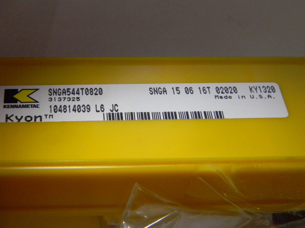 Kennametal SNGA544T0820 KY1320 Kenloc Ceramic Turning Inserts Qty. 6 USA