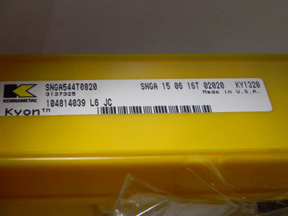 Kennametal SNGA544T0820 KY1320 Kenloc Ceramic Turning Inserts Qty. 6 USA