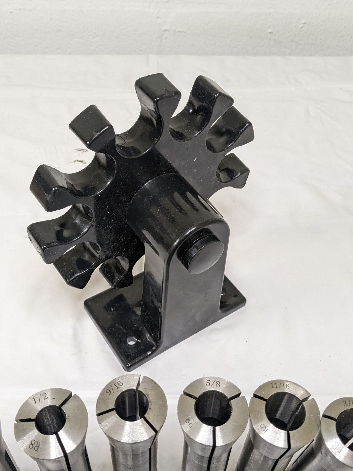 Collet Set: 11 Pc, 1/8 to 3/4″ Capacity Includes Turn Rack 09751942