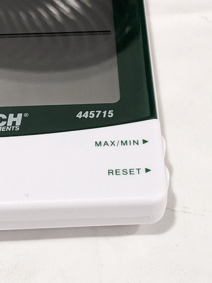 Extech Thermo-Hygrometer 14 to 140°F, 10 to 99% Humidity 445715
