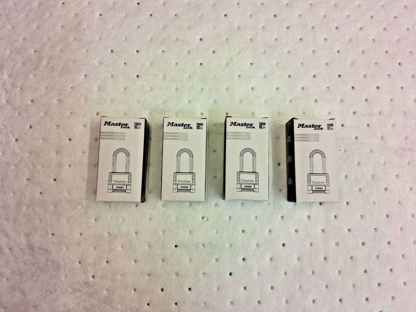 Master Lock Combination Locks 4pk 2" High 2-1/4" Width 1175LHSS