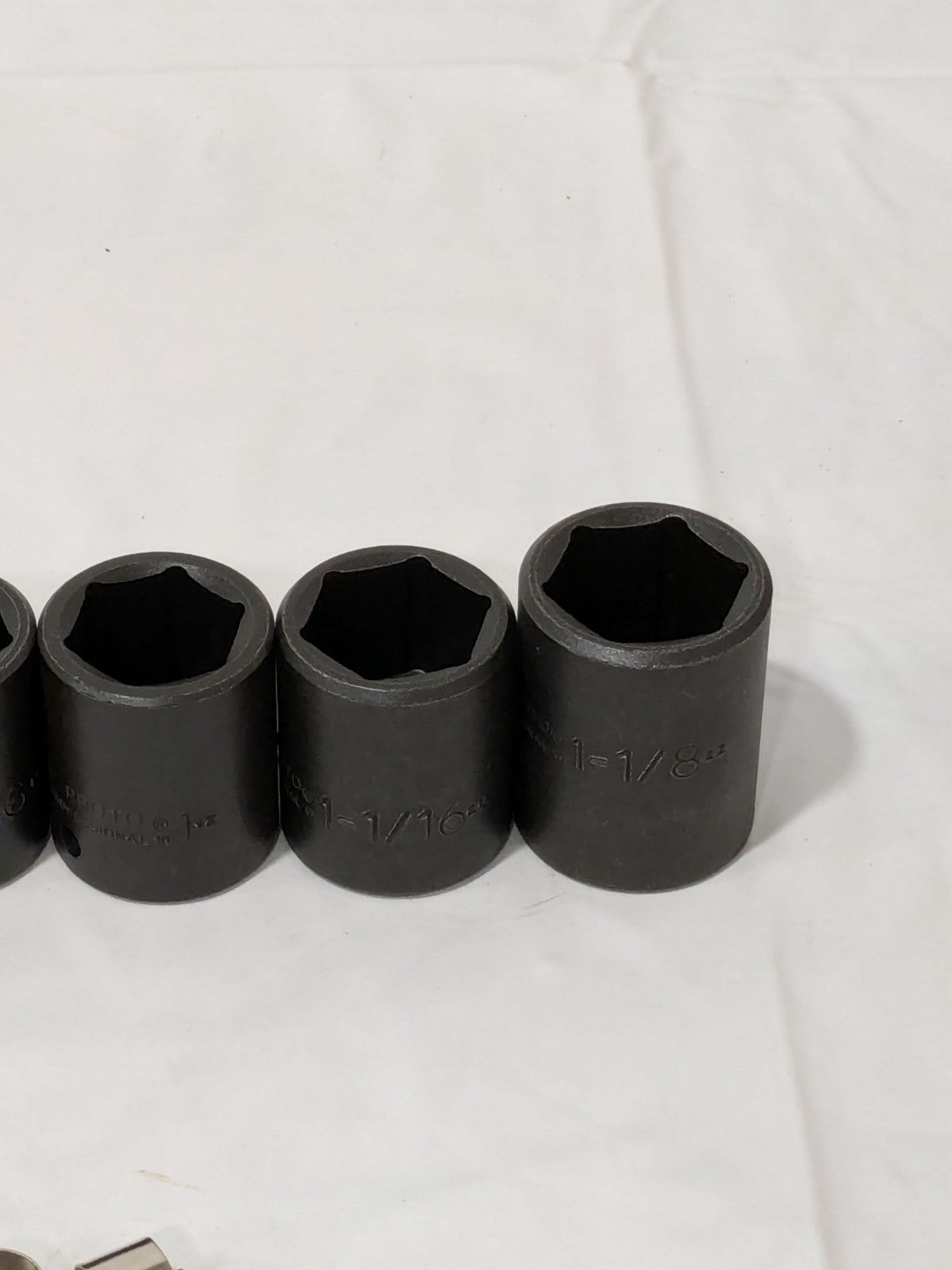 Proto Socket Set: Impact Standard, 11 Pc, 1/2" Drive, 1/2 to 1-1/8" J74102