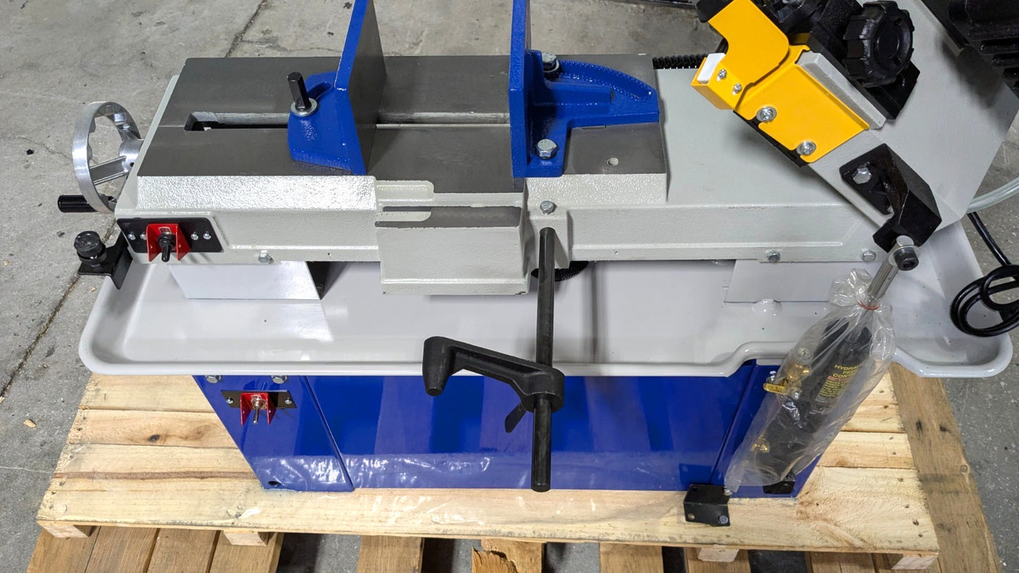 VECTRAX 9X16 Horizontal Bandsaw  Geared Head  220V  1HP  New / Ope