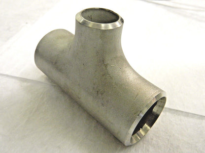 Merit Brass 1-1/2 x 1" 304L Stainless Steel Pipe Tee  04406-2416