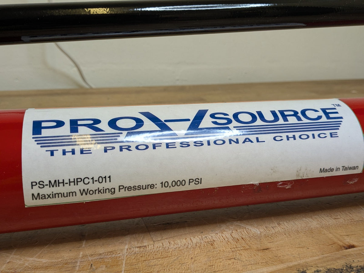 Pro Source Manual Hydraulic Hand Pump 2-Stage Single Acting 10,000 PSI Max.