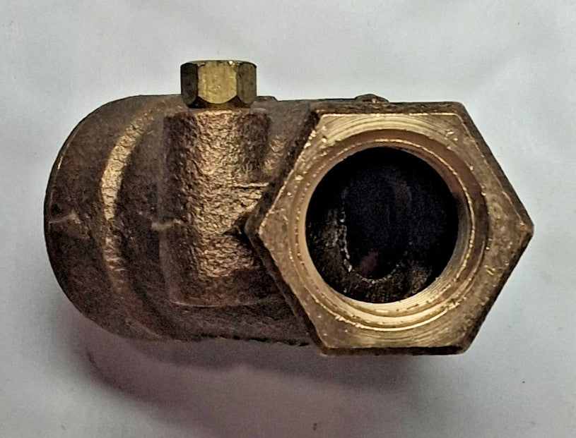 NIBCO 1/2 Bronze Y-Pattern Horizontal Swing Check Valve 150# T-433-B