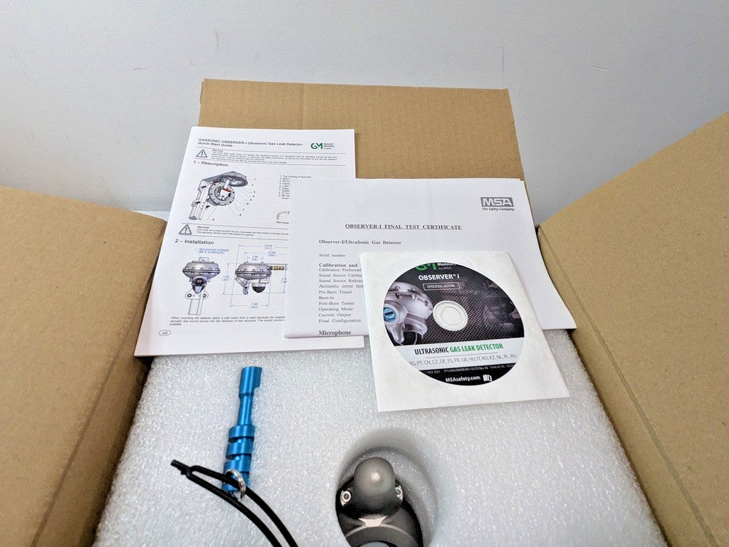 MSA General Monitors Ultrasonic Gas Leak Detector 1.25mA HART OBSERVERI-1010