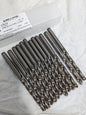 CLEVELAND Jobber Drill 12pc: 6.80 mm Dia, 135 deg Point, Cobalt C70114