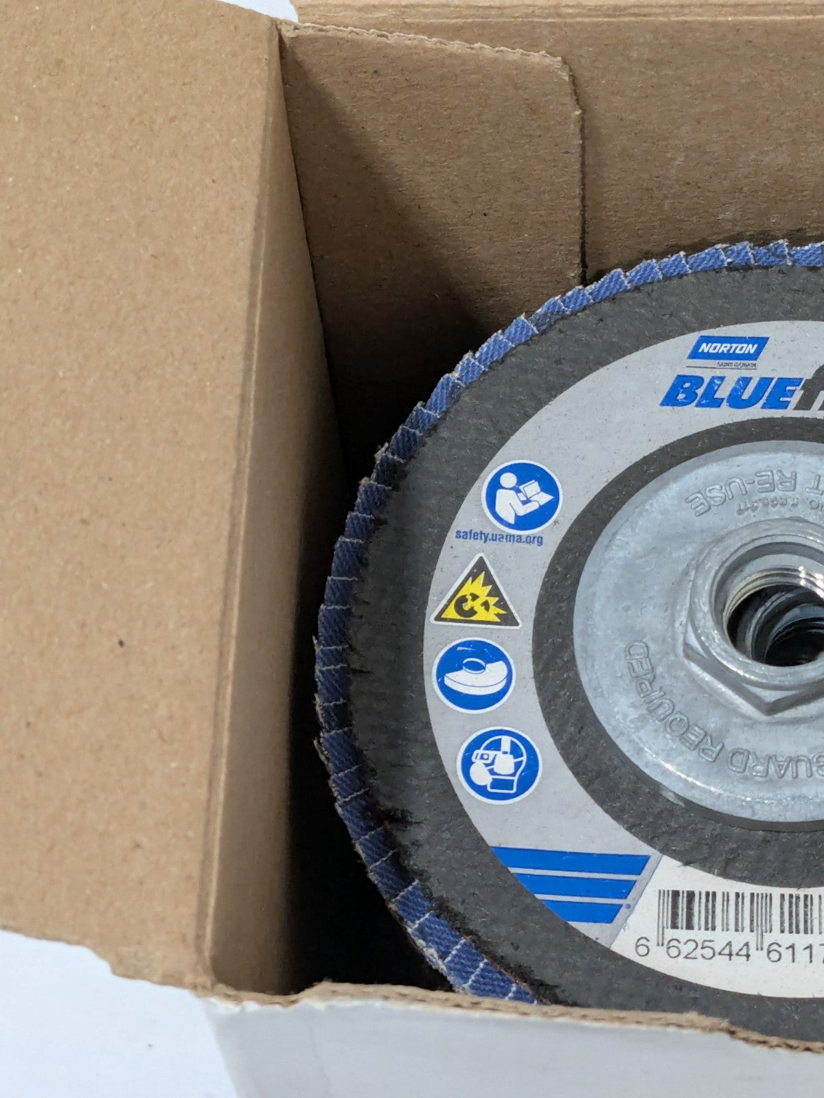 Norton Flap Disc: 4-1/2" Dia, 60 Grit, ZA, Type 29, Box of 12 66254461170