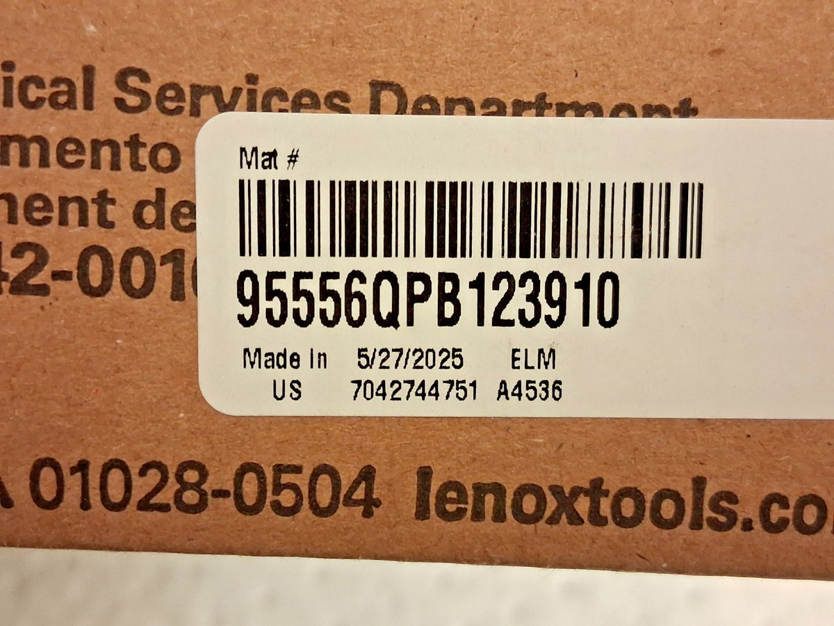 Lenox Welded Bandsaw Blades 12ft 10" Long x 1" Wide x 3-4TPI 95556QPB123910