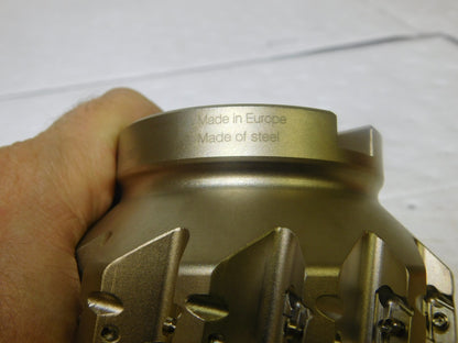 HERTEL  4" Cut Diam, 11/4" Arbor Hole Diam Indexable SquareFaceMill 45717345
