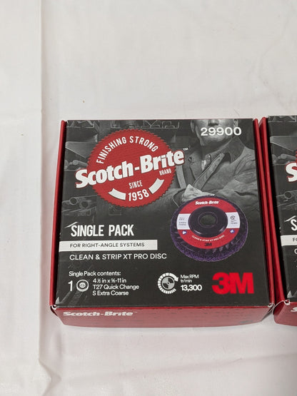 3M Deburring Disc: 4-1/2" Dia, Extra Coarse, Silicon Carbide Qty 2 71001760