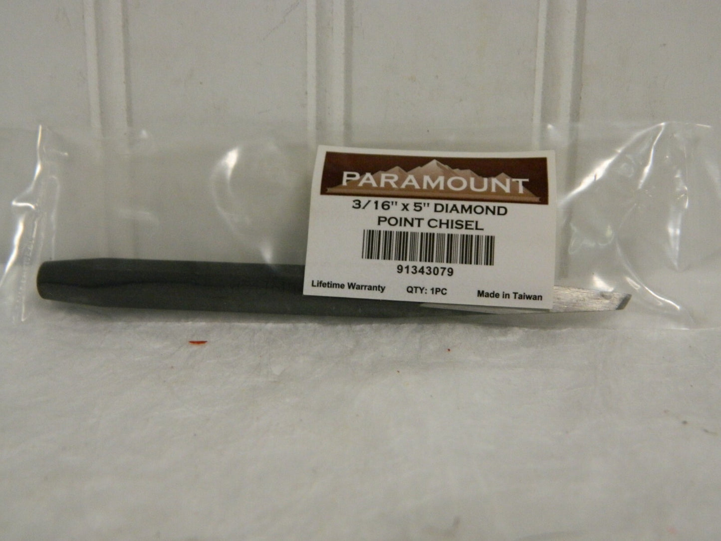 Paramount 5" OAL x 3/16" Blade Width Diamond Point Chisel Qty 15 PAR-P