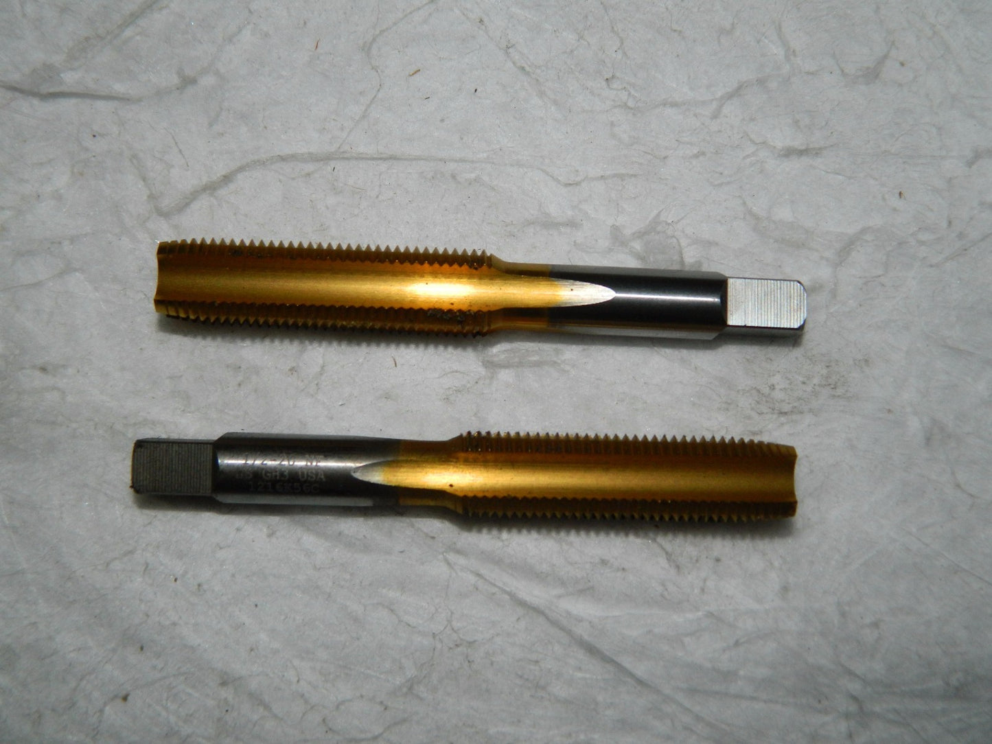 Pro Standard Hand Tap 1/2-20 H3 4 Flute TiN Coated HSS Straight Fl  2Pk 1122805