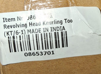 Groz Revolving-Head Bump Knurler 5/8" W 1-3/8" H x 7-1/2" L Shank KT/6-1