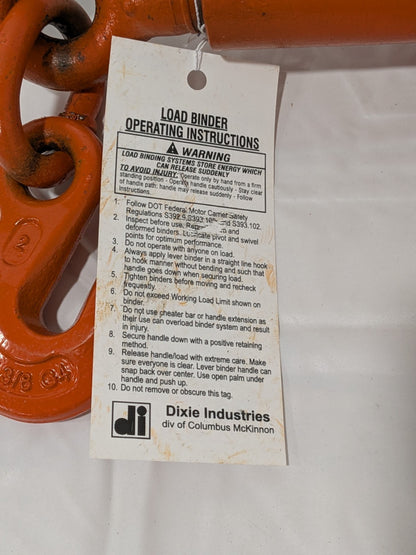 CM 5,400 Lbs. Load Limit Ratchet Loadbinder, 5/16 Inch Max Chain Size 48365