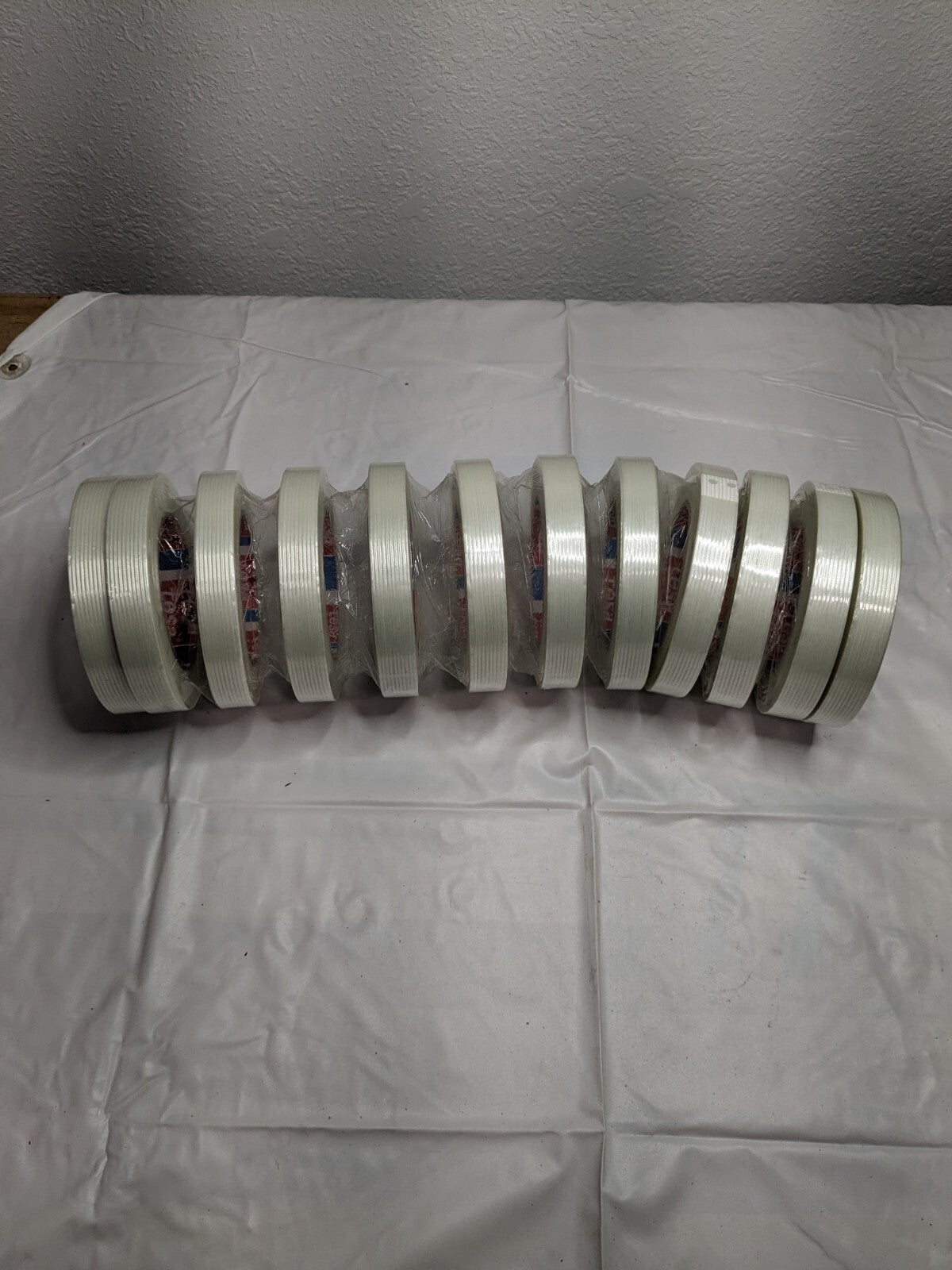 Tesa Tapes Strapping Tape, 319 3/4'' X 60Y Fiberglass Qty 12 Rolls5331