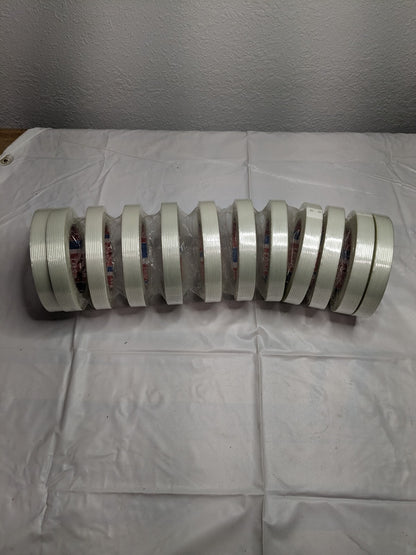 Tesa Tapes Strapping Tape, 319 3/4'' X 60Y Fiberglass Qty 12 Rolls5331
