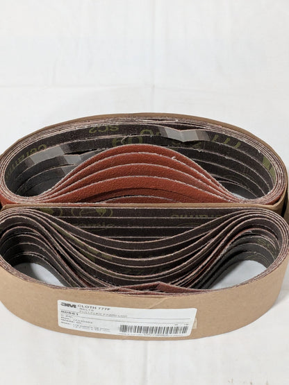 3M Abrasive Belt 1/2" W, 18" OAL, 60G, Ceramic Aluminum Oxide Qty 50 7