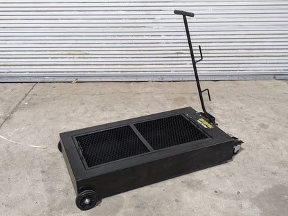 Pro Lube 18 Gal. Mobile Oil Drain Container Deck w/ Pump 42" x 22" x 6-1/2"