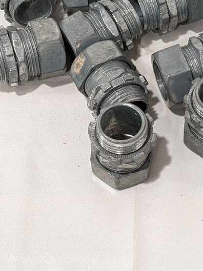T&B Conduit Connector: For EMT, Die Cast Zinc, 1/2" Trade Size Qty 20 TC211SC