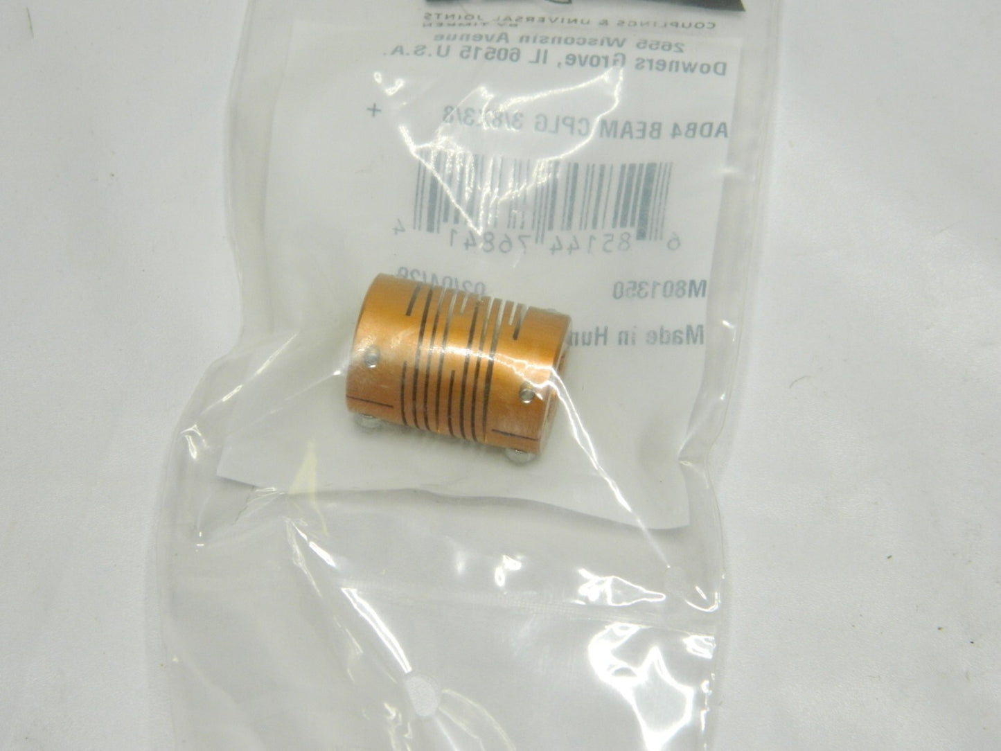 LOVEJOY 3/8" Max Bore Diam, Flexible Clamp Hub Coupling 68514476841